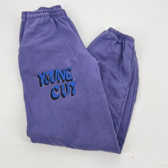 Maison Chateau Rouge Patalon Young Cut Violet Sweatpants Unisex (flaws) L - Picture 3 of 7